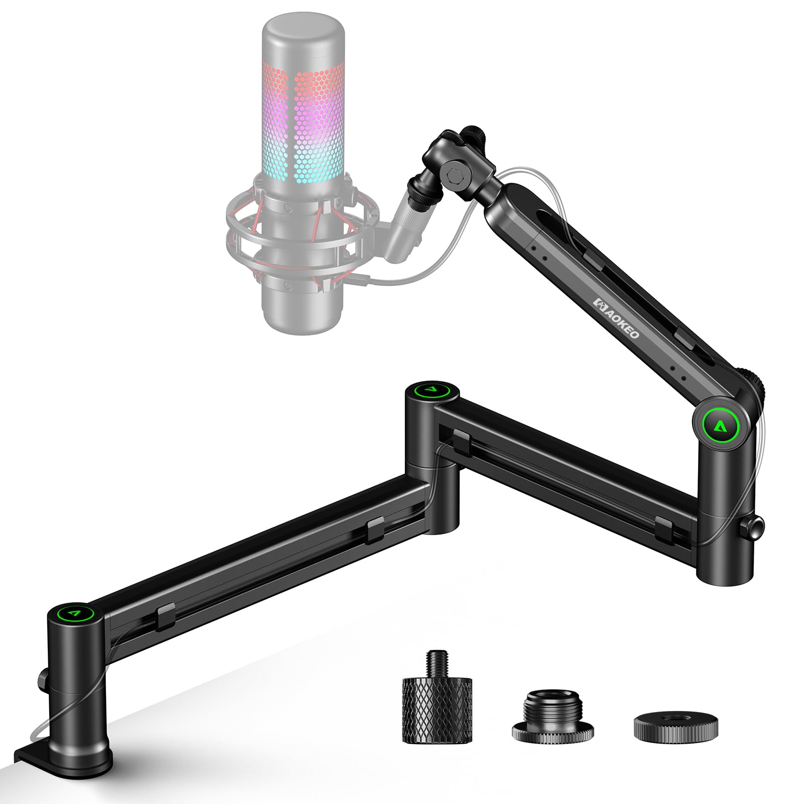 Amazon.com: Microphone Arm,Aokeo AK-58i Desk Low Profile Mic Boom